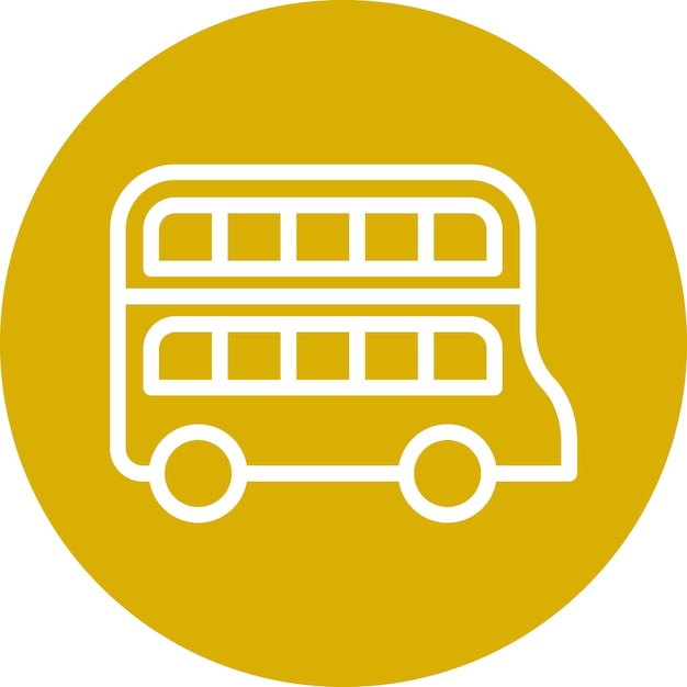 Diseño vectorial Estilo de icono de dos pisos