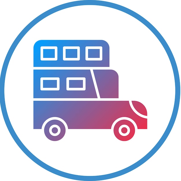 Diseño vectorial Estilo de icono de dos pisos