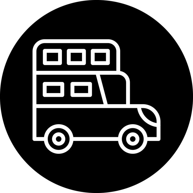Diseño vectorial Estilo de icono de dos pisos