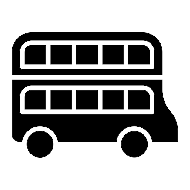 Diseño vectorial Estilo de icono de dos pisos