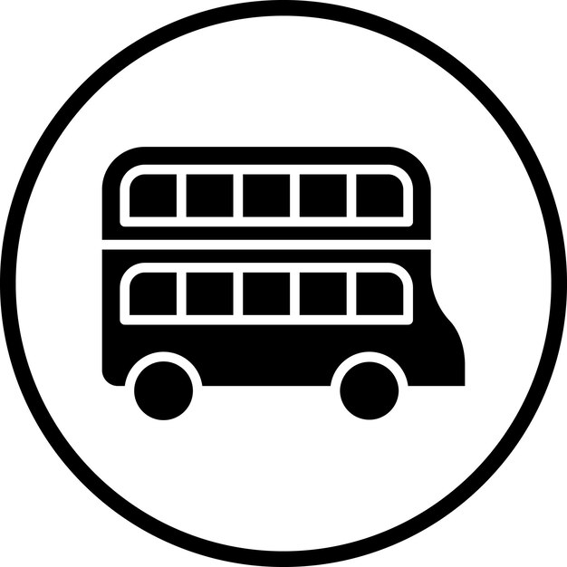 Diseño vectorial Estilo de icono de dos pisos