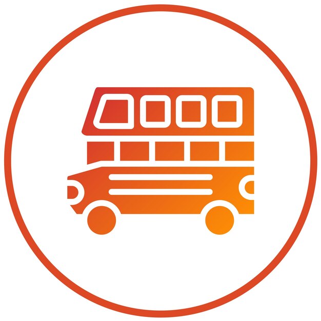 Diseño vectorial Estilo de icono de dos pisos