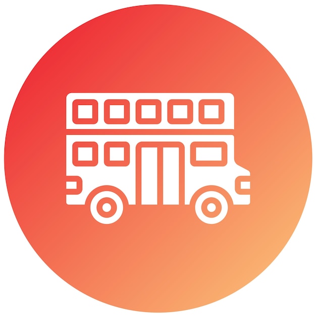 Diseño vectorial Estilo de icono de dos pisos
