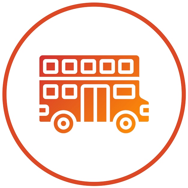 Diseño vectorial Estilo de icono de dos pisos