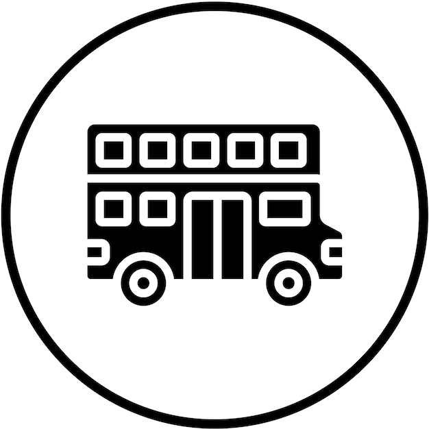 Diseño vectorial Estilo de icono de dos pisos