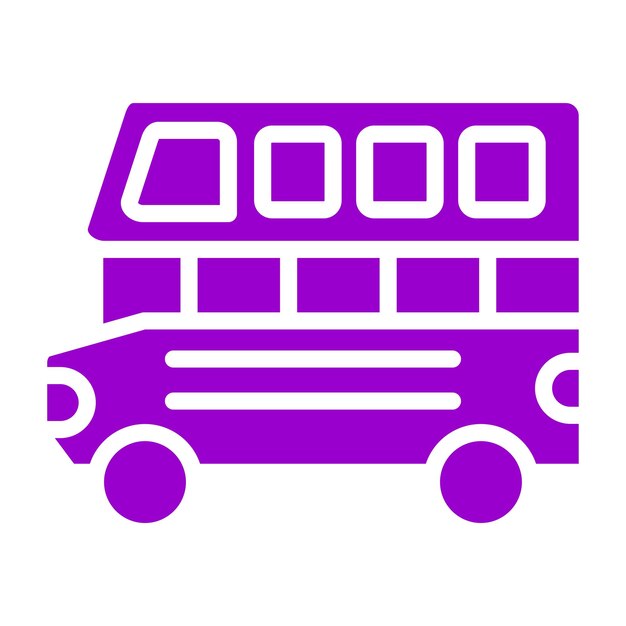 Diseño vectorial Estilo de icono de dos pisos