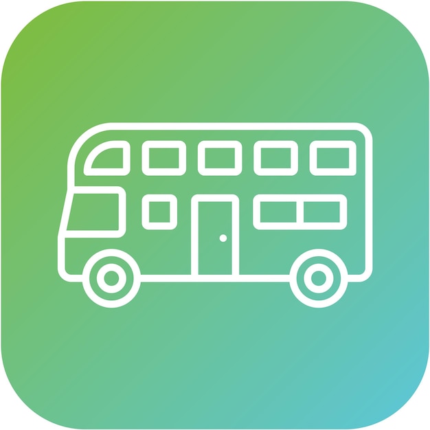 Diseño vectorial Estilo de icono de dos pisos