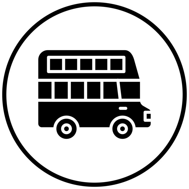 Diseño vectorial Estilo de icono de dos pisos