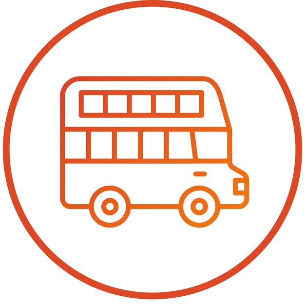 Diseño vectorial Estilo de icono de dos pisos