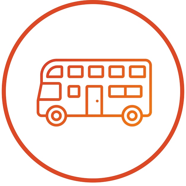 Diseño vectorial Estilo de icono de dos pisos