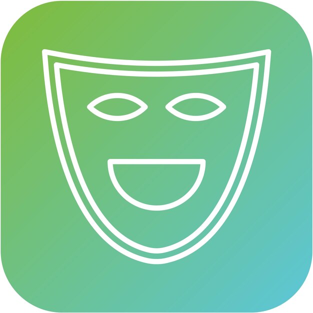 Diseño vectorial Estilo de icono de drama