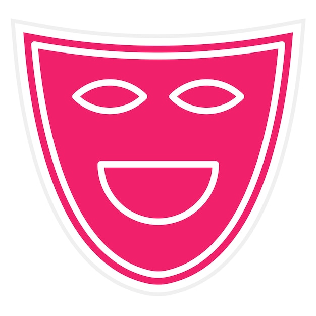 Diseño vectorial Estilo de icono de drama