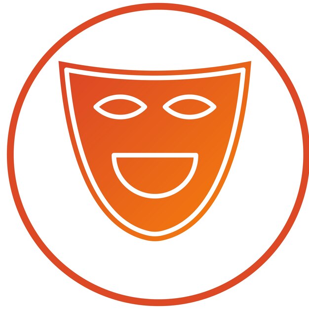 Diseño vectorial Estilo de icono de drama