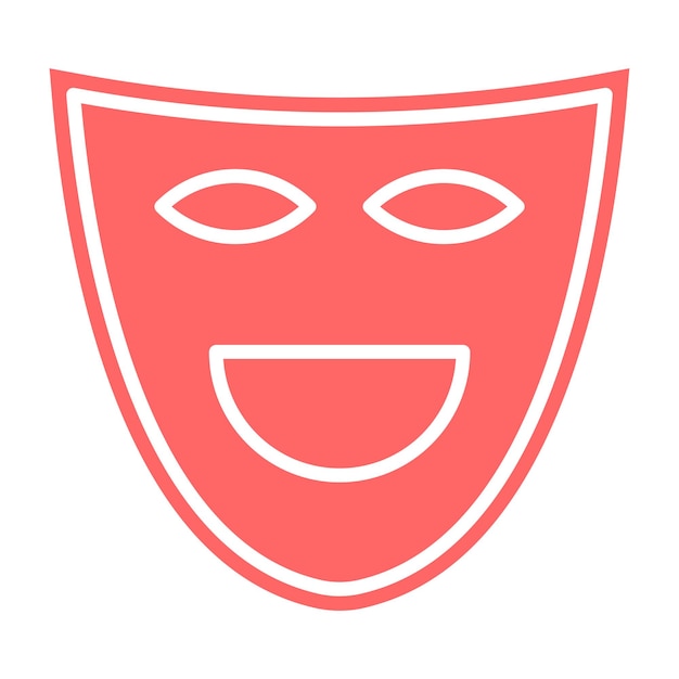 Diseño vectorial Estilo de icono de drama