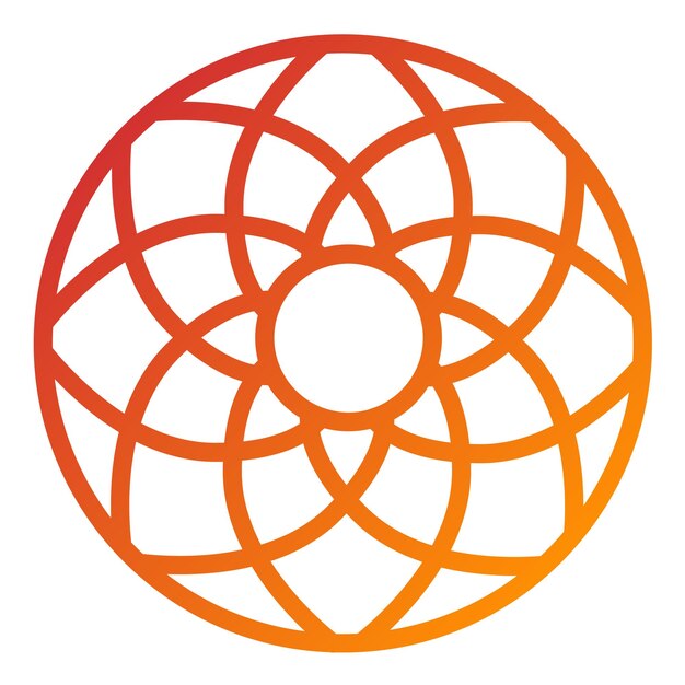 Diseño vectorial del estilo del icono de Dreamcatcher