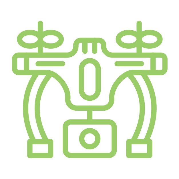 Diseño vectorial Estilo del icono del dron