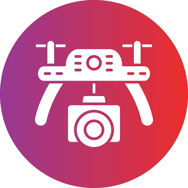 Diseño vectorial Estilo del icono del dron