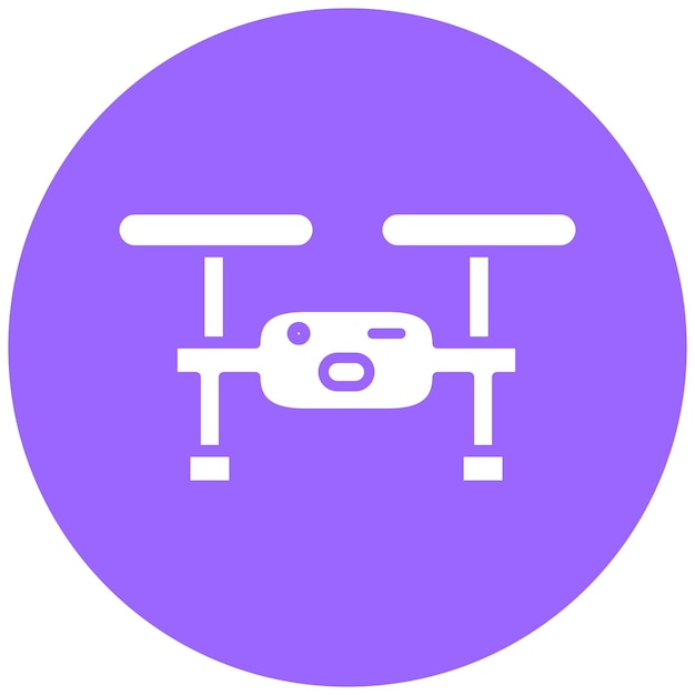 Vector diseño vectorial estilo del icono del dron