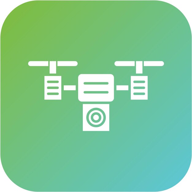 Diseño vectorial Estilo del icono del dron