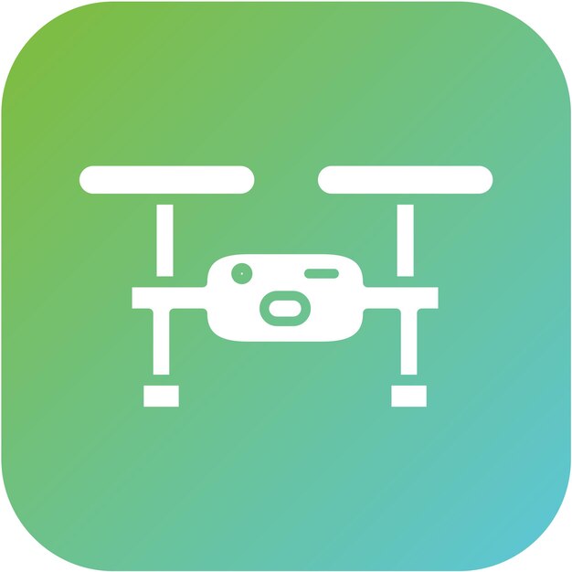 Diseño vectorial Estilo del icono del dron