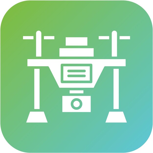 Diseño vectorial Estilo del icono del dron