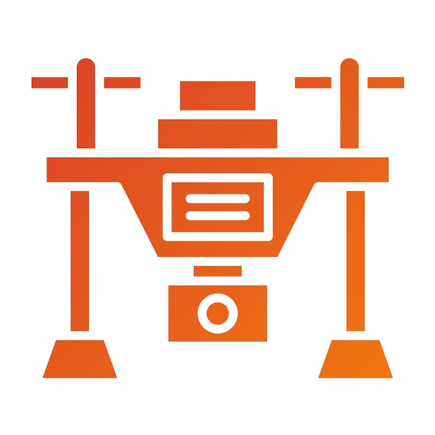 Diseño vectorial Estilo del icono del dron