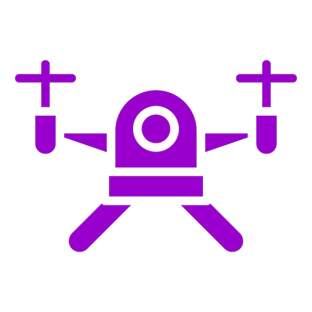 Diseño vectorial Estilo del icono del dron