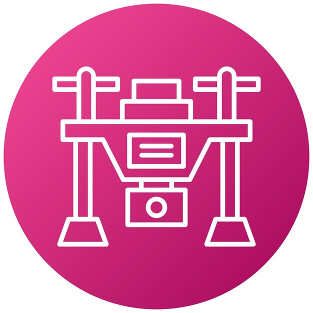 Diseño vectorial Estilo del icono del dron