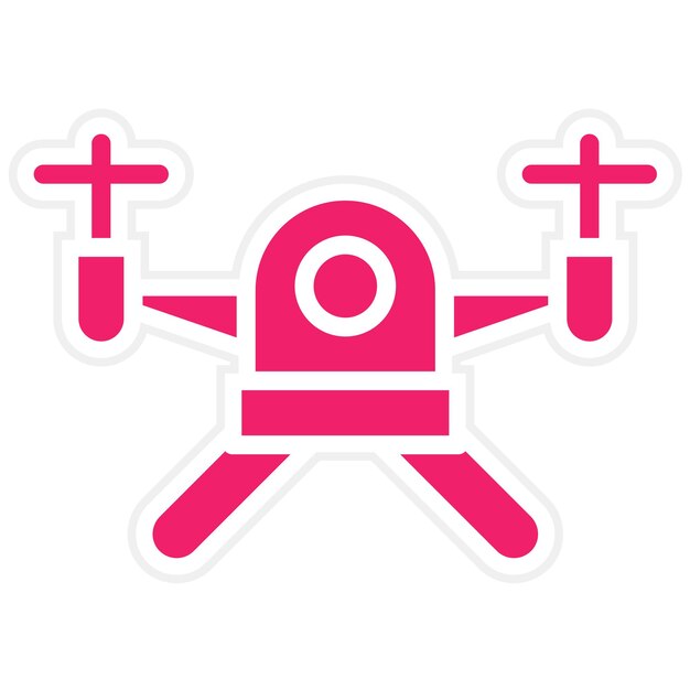 Diseño vectorial Estilo del icono del dron