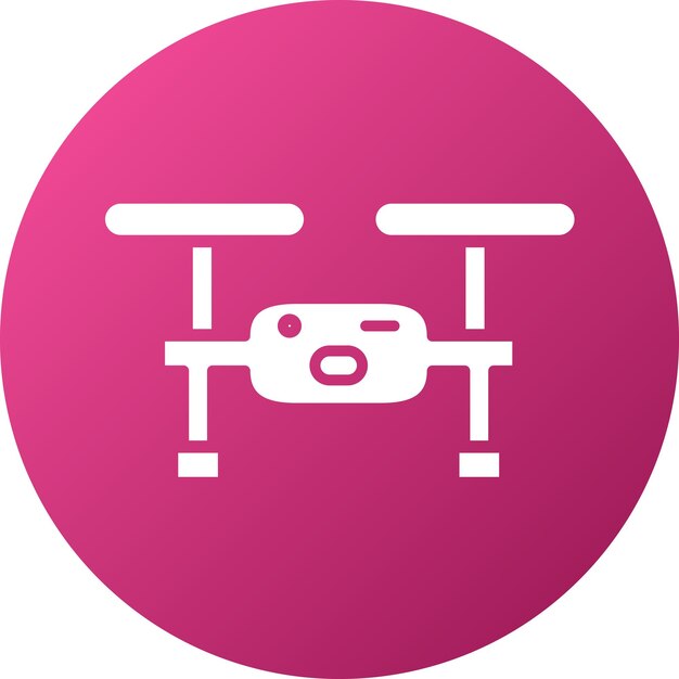 Diseño vectorial Estilo del icono del dron