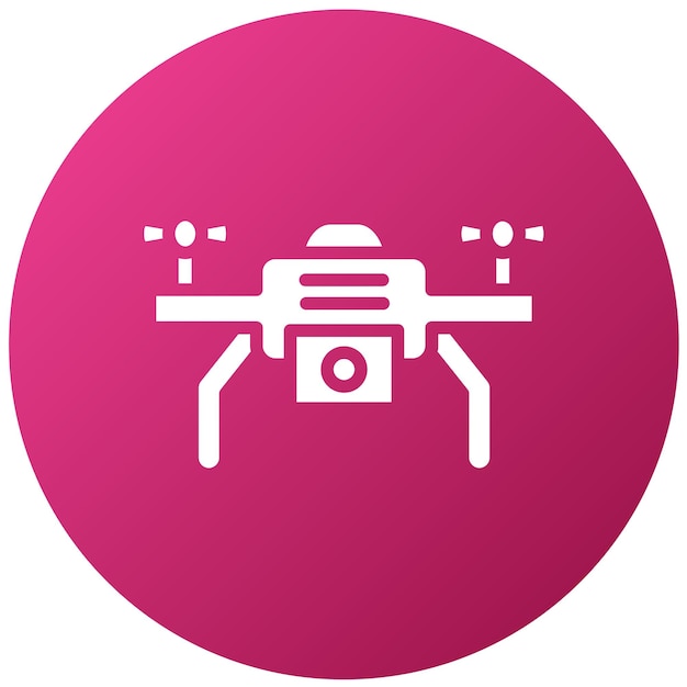 Diseño vectorial Estilo del icono del dron