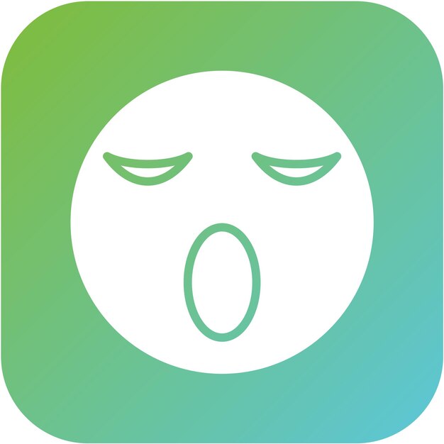 Diseño vectorial Estilo de icono durmiente