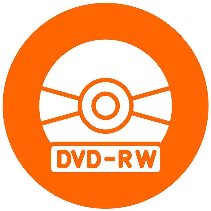 Vector diseño vectorial del estilo del icono dvdrw