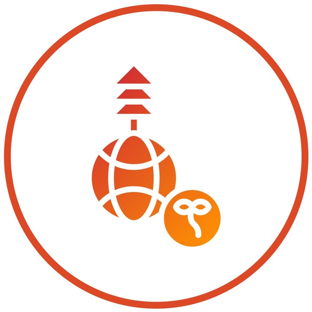 Diseño vectorial Estilo de icono Eco Warrior