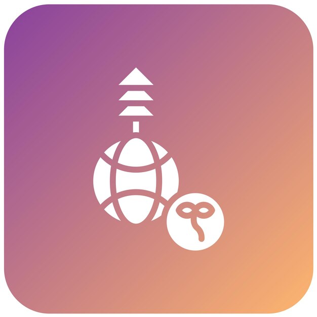 Diseño vectorial Estilo de icono Eco Warrior