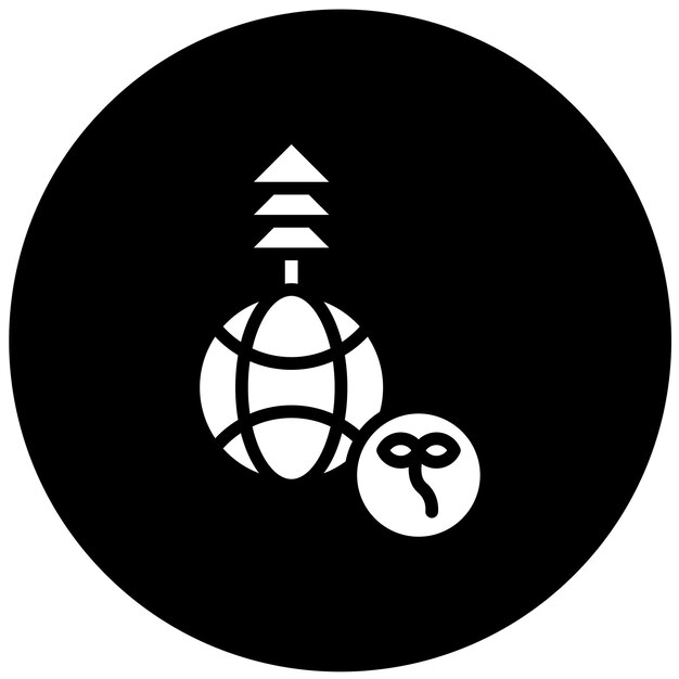 Diseño vectorial Estilo de icono Eco Warrior