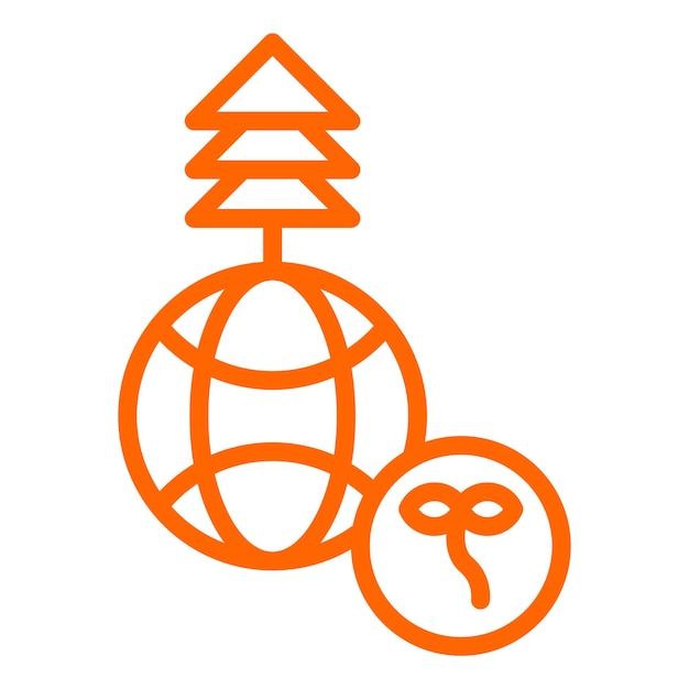 Diseño vectorial Estilo de icono Eco Warrior