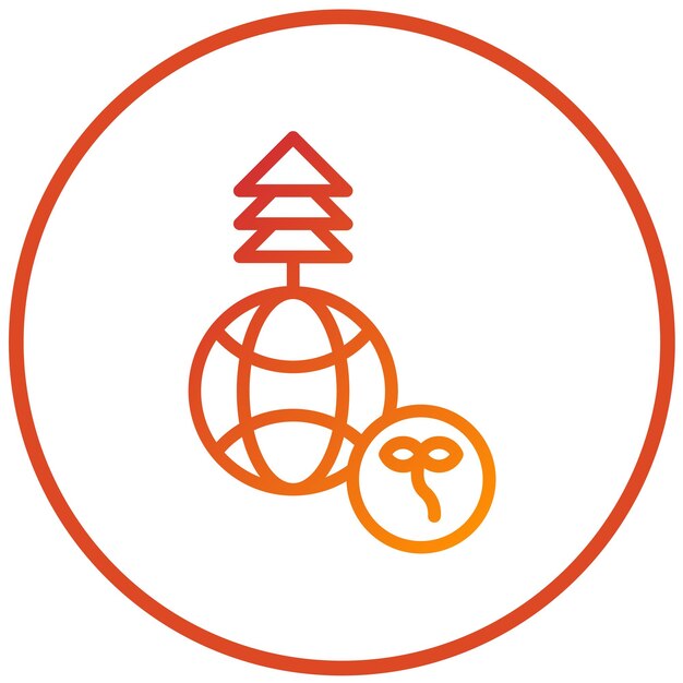 Diseño vectorial Estilo de icono Eco Warrior