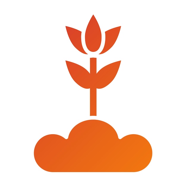 Diseño vectorial Estilo del icono de ecodiseño