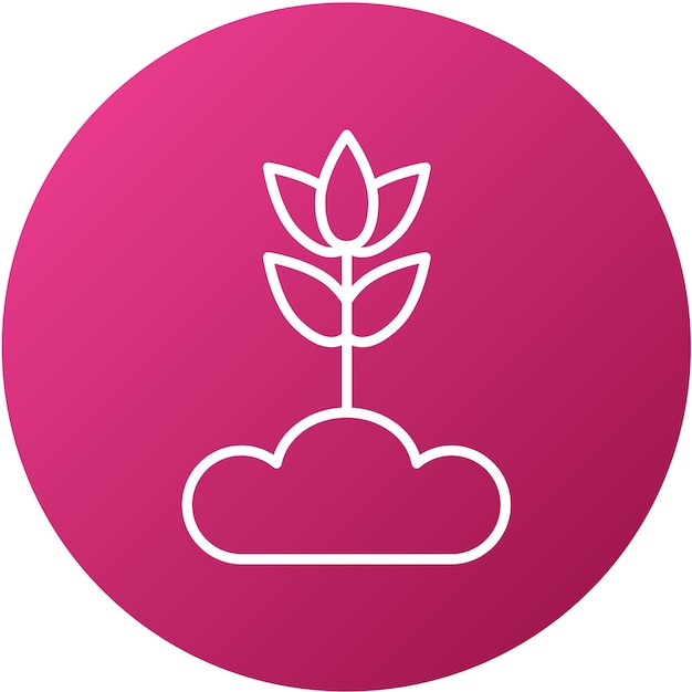 Diseño vectorial Estilo del icono de ecodiseño