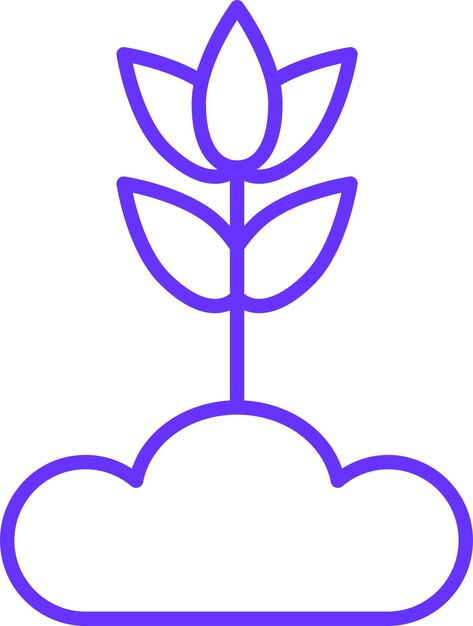 Diseño vectorial Estilo del icono de ecodiseño