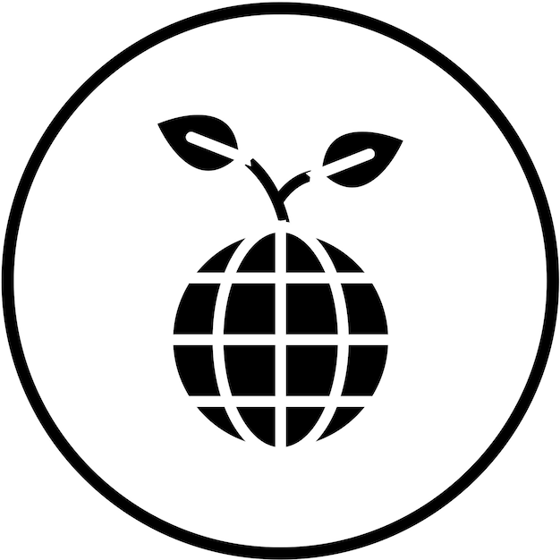 Diseño vectorial Estilo de icono ecológico