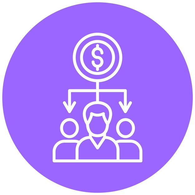 Diseño vectorial Estilo del icono de la economía compartida