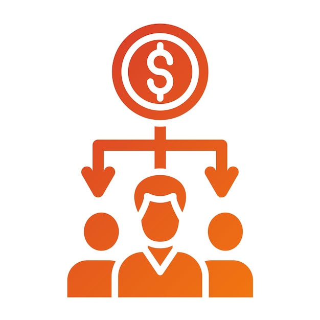 Diseño vectorial Estilo del icono de la economía compartida