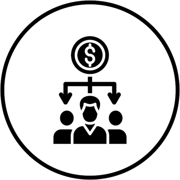 Diseño vectorial Estilo del icono de la economía compartida