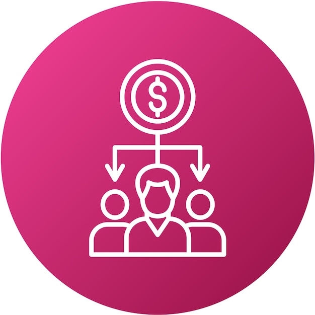 Diseño vectorial Estilo del icono de la economía compartida