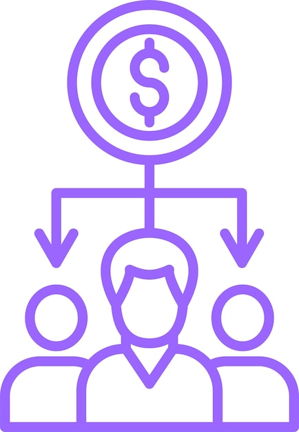 Diseño vectorial Estilo del icono de la economía compartida