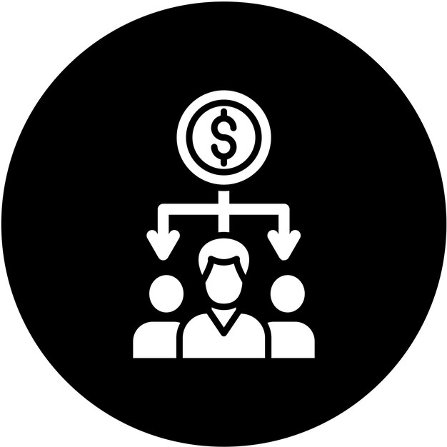 Diseño vectorial Estilo del icono de la economía compartida