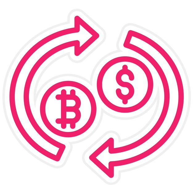 Diseño vectorial Estilo de icono de la economía del metaverso
