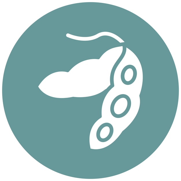 Diseño vectorial Estilo de icono Edamame